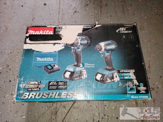 Makita 18v Compact Cordless 2-Pc. Combo Kit
