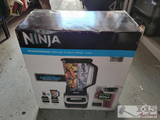 NEW!!! Ninja Professional Blender & Nutri Ninja Cups