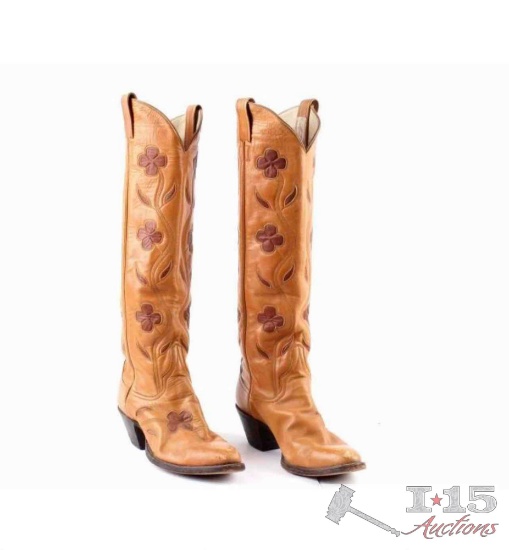 1950s Larry Mahan Women's Custom Leather Boots