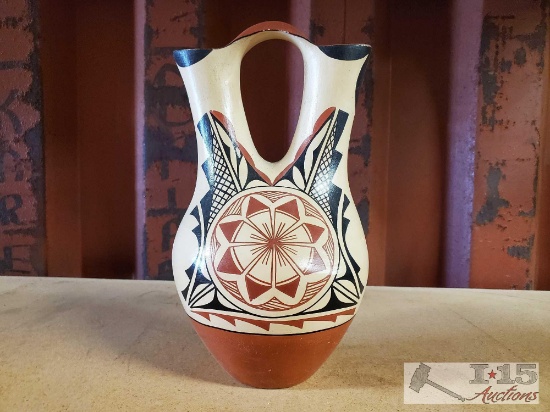 Native American Wedding Vase by Artist