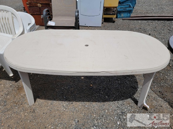 Plastic Outdoor Table