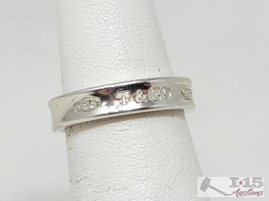 Sterling Silver Tiffany&Co Ring, 4g