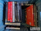 Tote of SIGNED Playboy Books