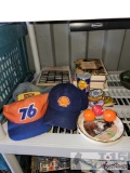 Hats, Books, Ash Tray, Balls, & Patches
