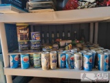 Collection of Soda Cans, Bottles and Magazines