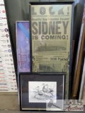 7 Framed Artwork