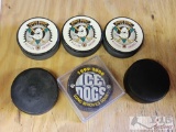 (6) Hockey Pucks