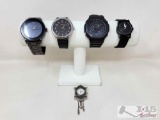(4) Watches and (1) Pin