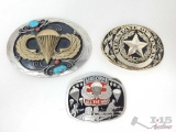 (3) Belt Buckles