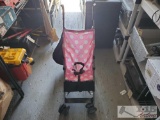 Pink Polkadot Stroller