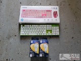(2) iHome Keyboards & (2) LED Lightbulbs