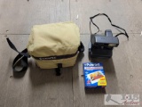 Polaroid Camera, Polaroid Film & Tamrac Camera Bag