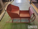 Red Metal Sled