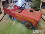 Vintage Fire Fighter 508 Pedal Car