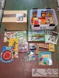Vintage Toys and Books in Original Packaging