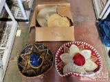(2) Sombreros, Box of Sun Hats & Shoes
