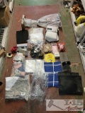 Curtain, Pillow Case, Suspenders, Ipad Case & Socks