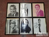 (6) Framed Photograph Potraits
