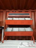 Red Metal Organizer