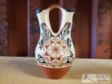 Native American Wedding Vase by Artist