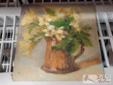 Small Flowers in Vase Painting