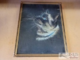 Cat Framed Artwork