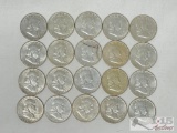 (20) 90% Silver 1949 Franklin Half Dollars