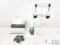 Sterling Silver Turquoise Cuff, Ring, Earrings & Pin, 59g