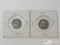 (2) .999 Fine Silver 1/10oz The International Panda Coins