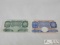Set of 2 England 1 Pound Banknotes