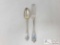 Sterling Silver Tiffany&Co Fork and Spoon, 76g