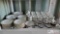 78pc Noritake Fine China Set, Silver Coaster Set And Salt And Pepper Shakers