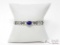 Native American Sterling Silver Semi-Precious Stone Cuff, 21g