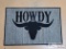 Howdy Longhorm Doormat