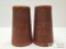 Leather Basket Weave Tooled Cowboy Cuffs