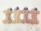 NEW!!! (4) Petking Squeak Plush Dog Toys