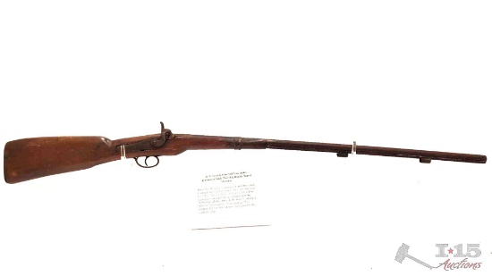 H.V. Wart & Sons 1830's to 1860's Percussion Single Barrel Shotgun