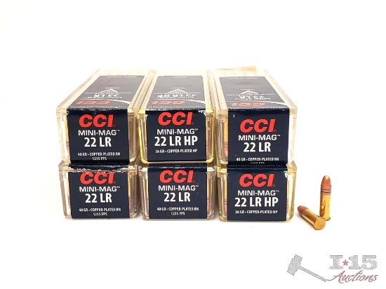 NEW!!! 600 Rounds of CCI .22LR