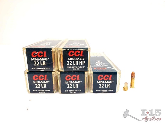 NEW!!! 500 Rounds of CCI .22LR Ammo