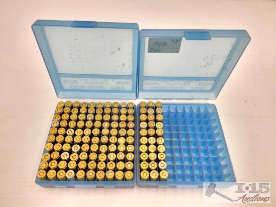 130 Rounds of 9mm Ammo and Cases