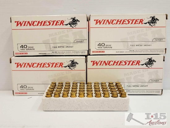 200 Rounds of Winchester 40s&w