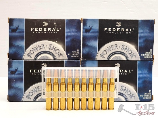 80 Rounds of Federal Ammunition 30-06