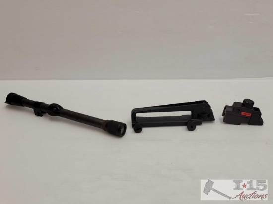 Apache Scope, RedDot LaserAim, & Carry Handle