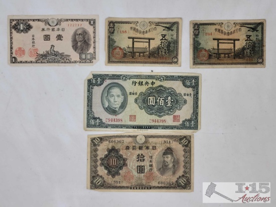 (5) Japanese Bank Notes
