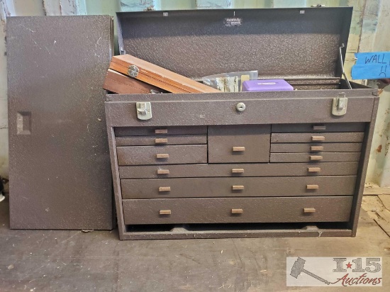 Kennedy Tool Box With Gages Tool And More
