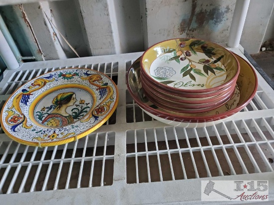 7 Oliva Pasta Plates