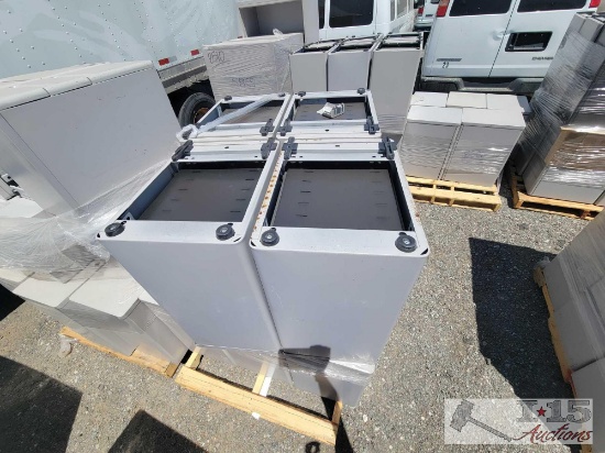 Pallet of (10) Filing Cabinets