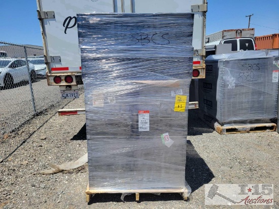 Pallet of Milk Crates