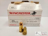 NEW!!! 100 Rounds of Winchester 45 Auto