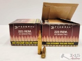 NEW!!! 200 Rounds of Federal Ammunition 223REM.